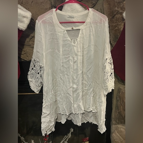 Womens JODIFL Lace Blouse size Medium - Picture 1 of 4